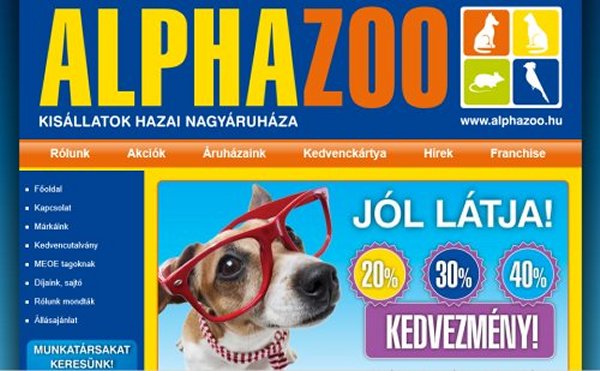 AlphaZoo Kis�llatok hazai nagy�ruh�za franchise