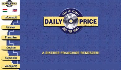 Daily Price CD - DVD franchise h�l�zat 