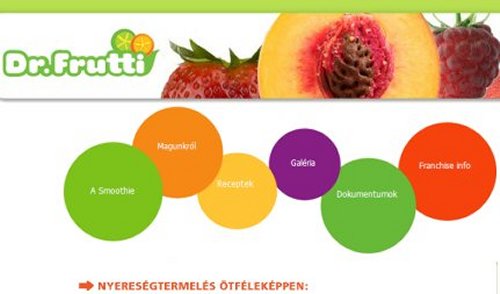 Dr. FRUTTI gy�m�lcsb�r franchise 