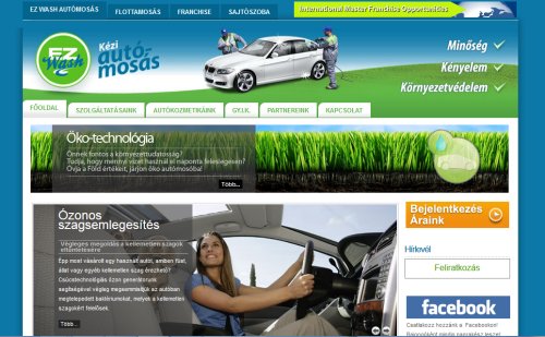 Ezwash k�rnyezetbar�t �s �gyf�lk�zpont� g�z�s aut�mos� �s aut�kozmetikai franchise 