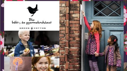 GREEN - COTTON  bio gyermekruh�zati term�kek franchise 