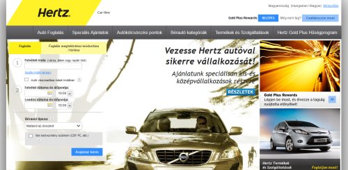 Hertz Rent a Car aut�b�rl�s franchise 