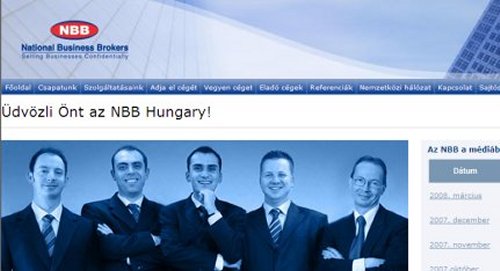 NBB Hungary c�gek ad�sv�tel�nek k�zvet�t�s�re �s lebonyol�t�sa franchise 