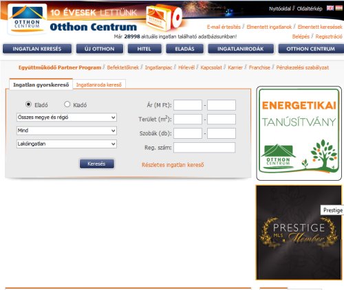 Otthon Centrum ingatlanforgalmaz�s