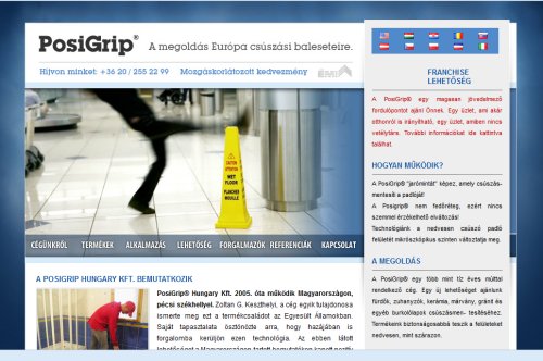 Posigrif cs�sz�s- mentes�t�s, POSIGRIP Hungary Kft.