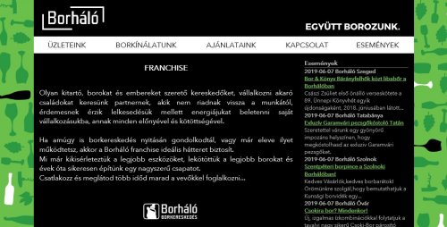 Borh�l� Borkeresked�s franchise